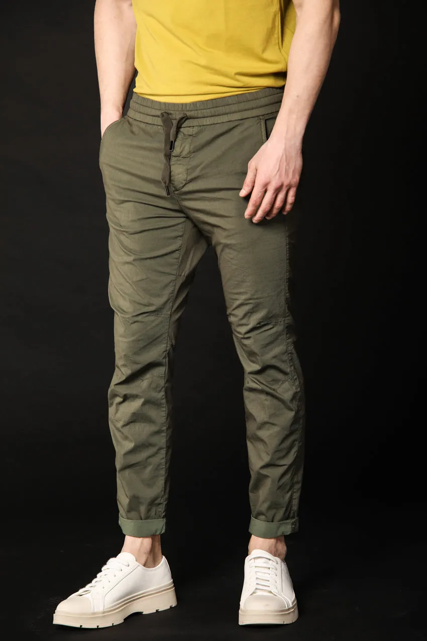 John pantalon chino homme en coton et nylon édition limitée  coupe carotte ①