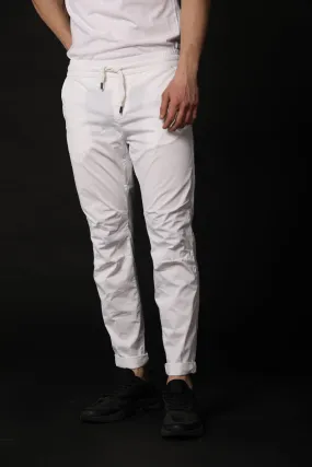 John pantalon chino homme en coton et nylon édition limitée  coupe carotte