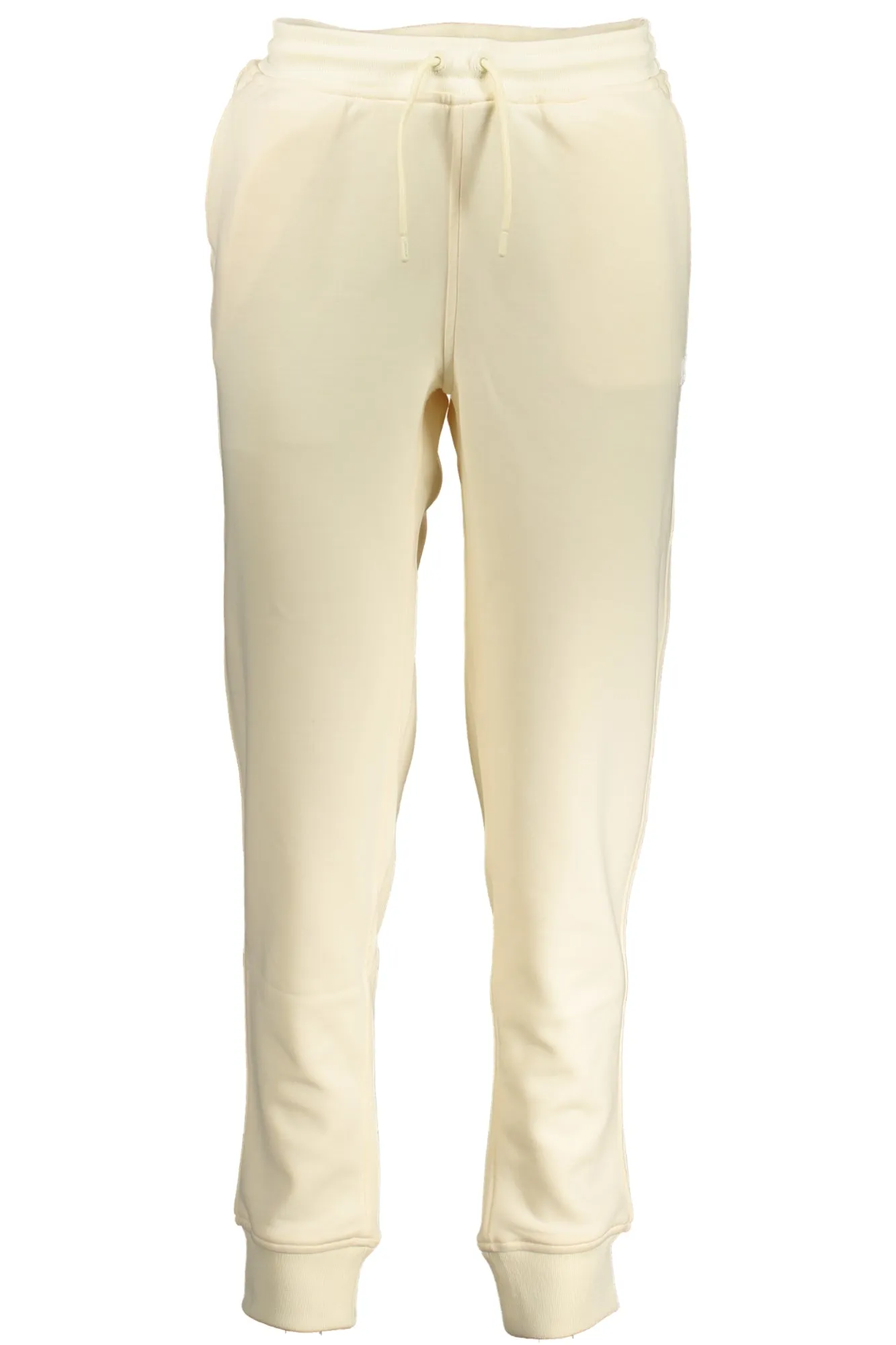 K-Way pantalone tuta bianco crema   