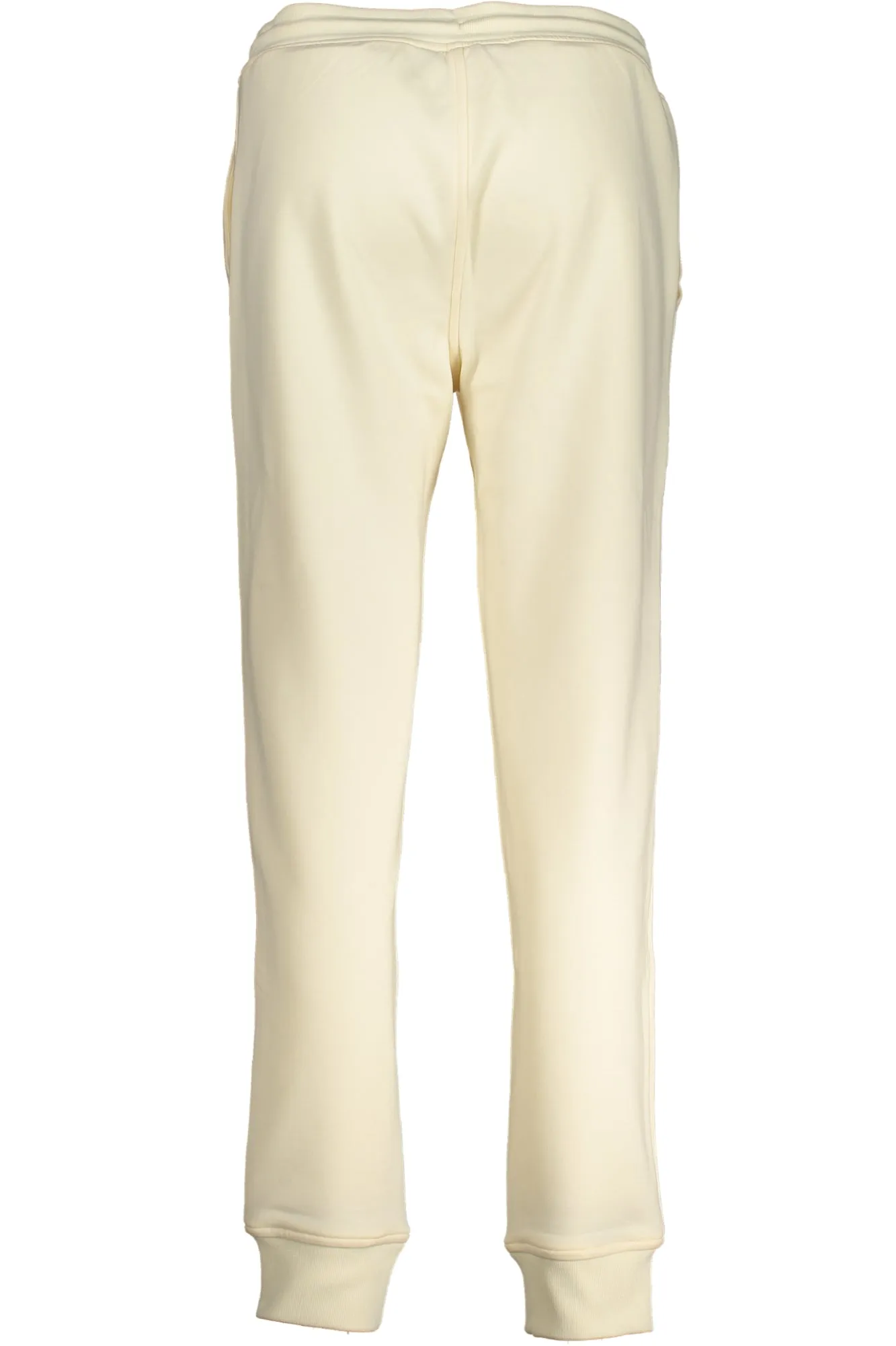 K-Way pantalone tuta bianco crema   