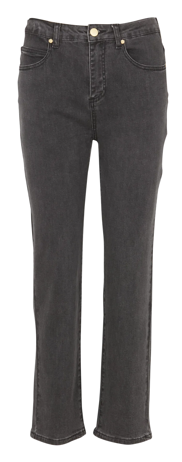  LA PETITE ETOILE   BRIEG - Jeans dritti 7/8 in cotone | Grigio