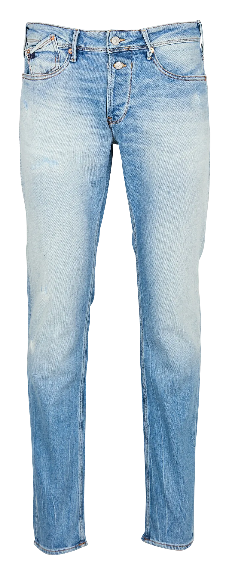  LE TEMPS DES CERISES   600/17 - Jeans slim fit in denim délavé | Blu