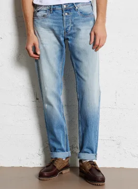  LE TEMPS DES CERISES   600/17 - Jeans slim fit in denim délavé | Blu