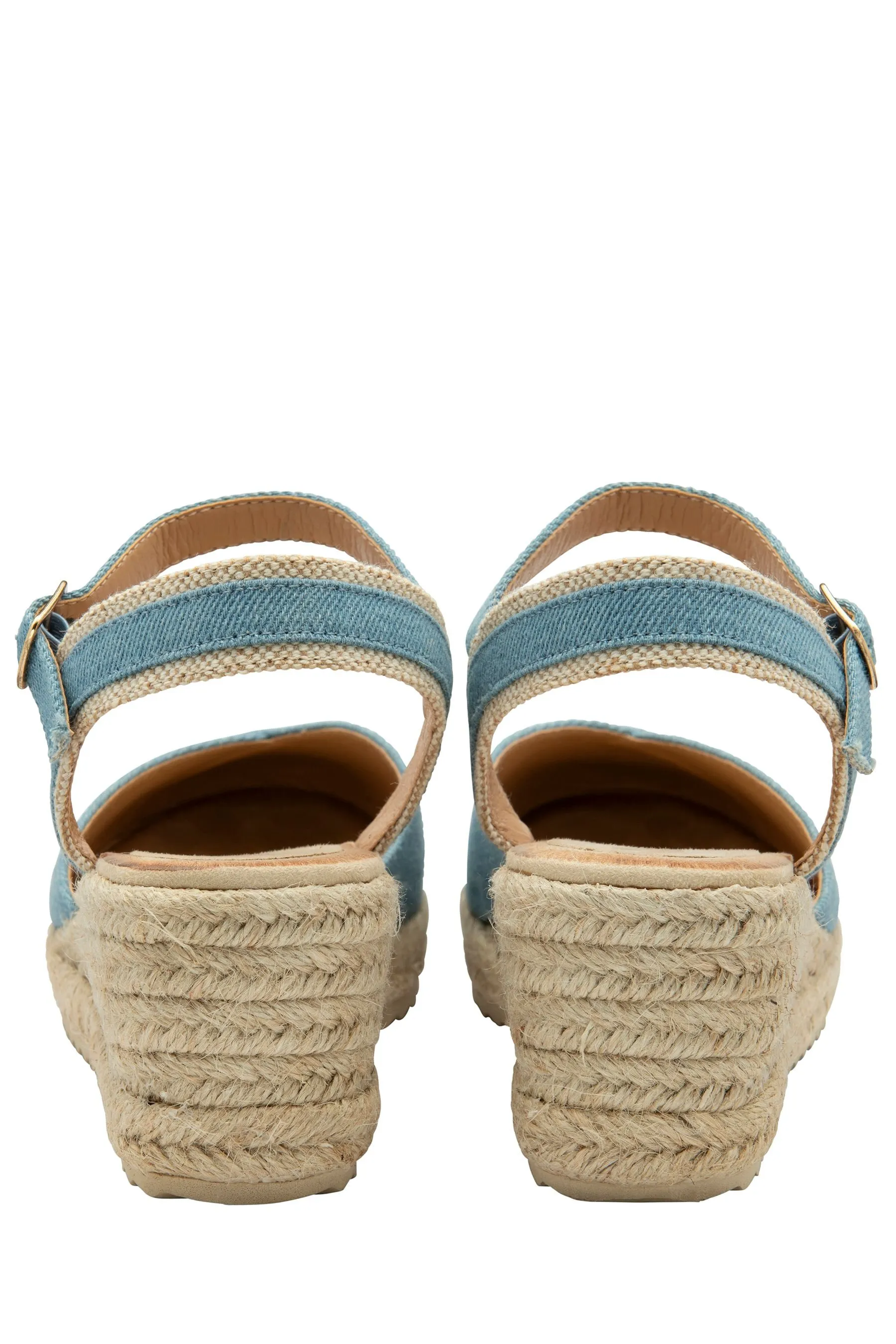 Lotus - Scarpe stile espadrillas con zeppa    