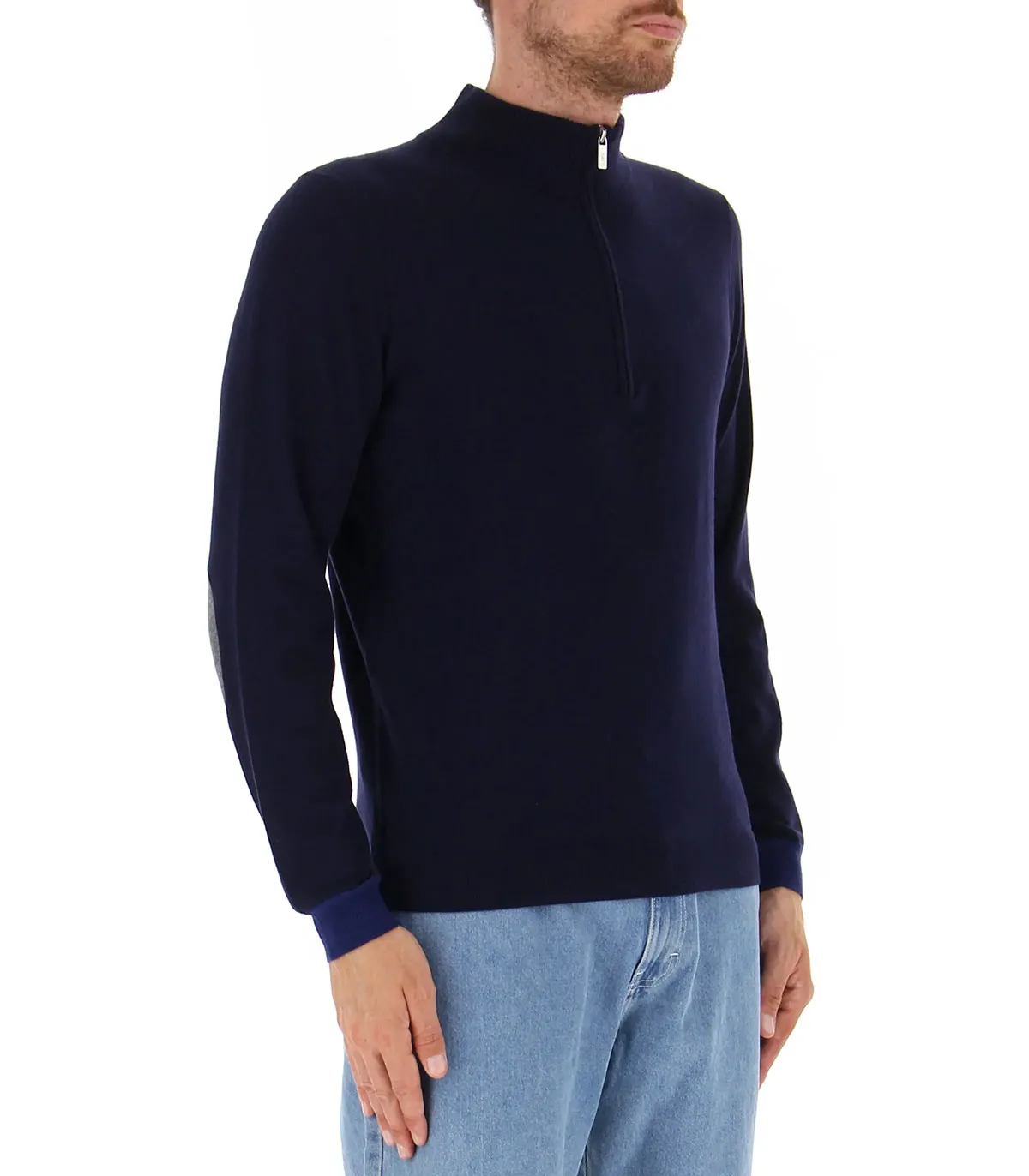 Maglione mezza zip Uomo Sun 68