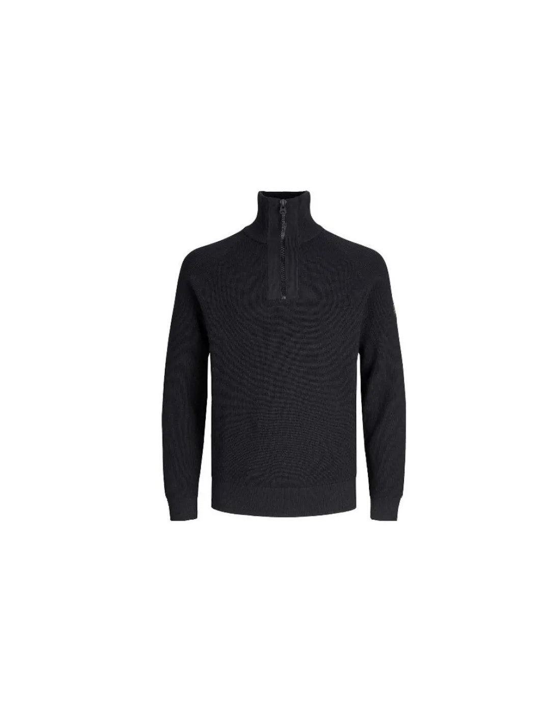 Maglione uomo mezza zip Jack & Jones NERO