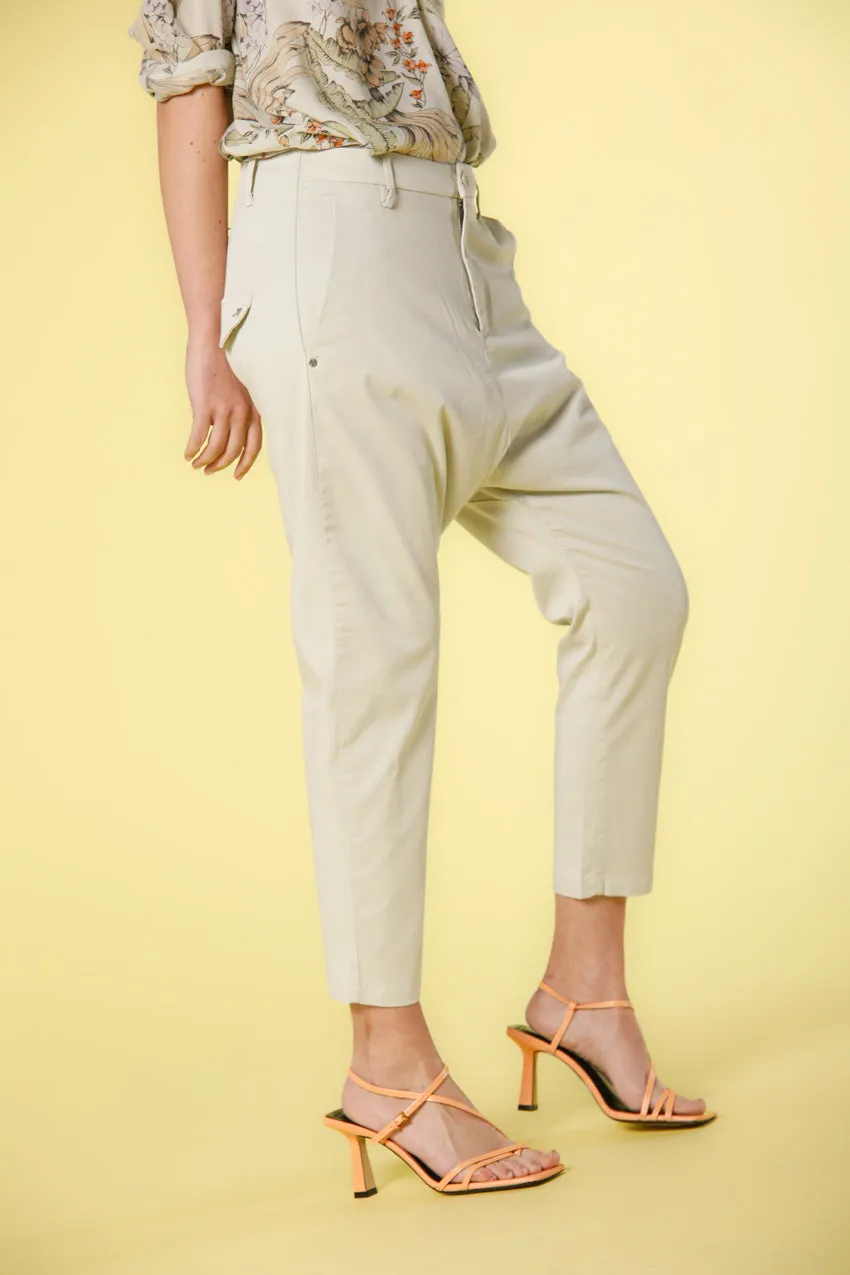 Malibu Jogger pantalon  chino femme en gabardine relaxed