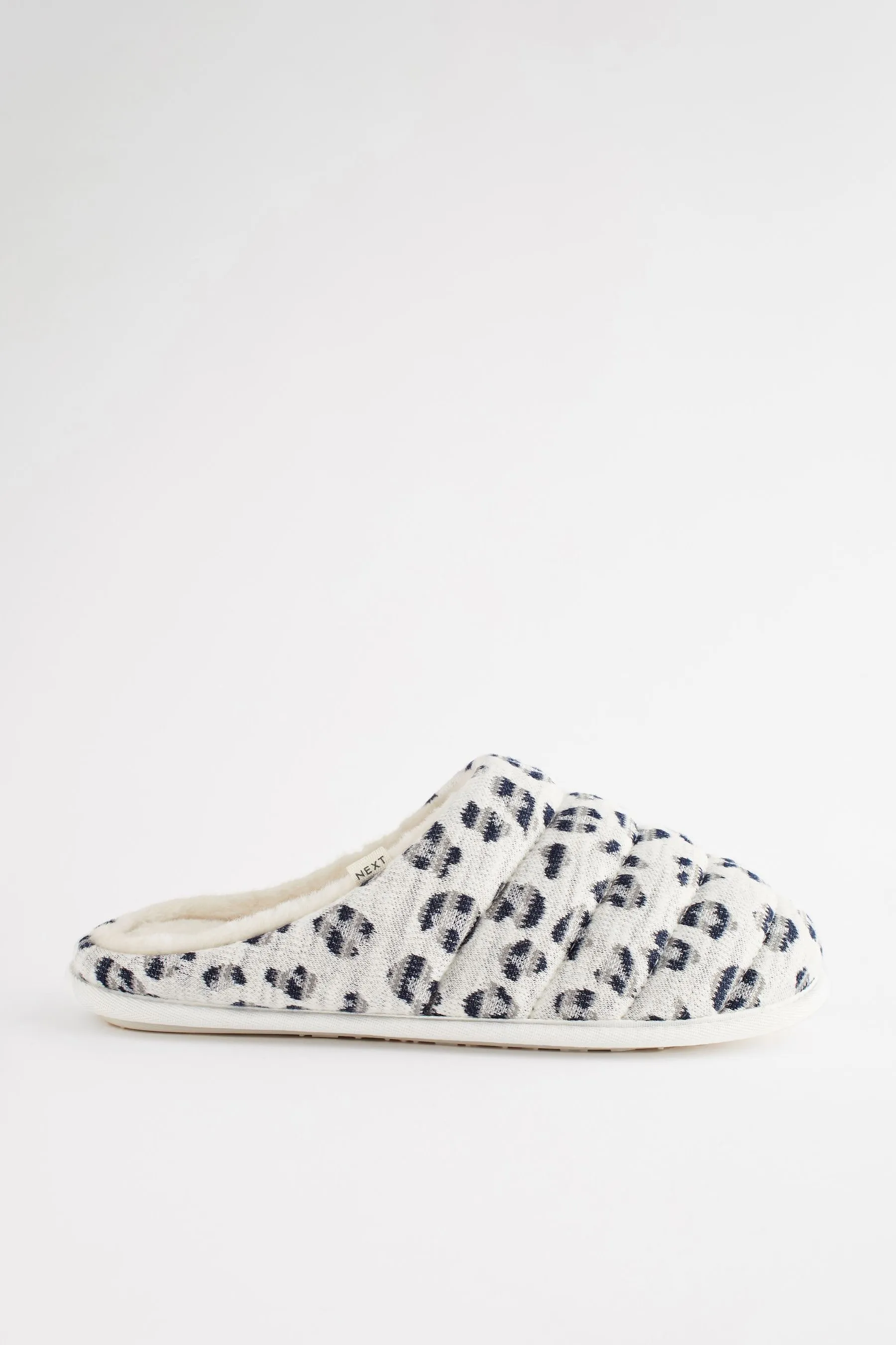 Marrone chiaro/animalier  - Pantofole trapuntate