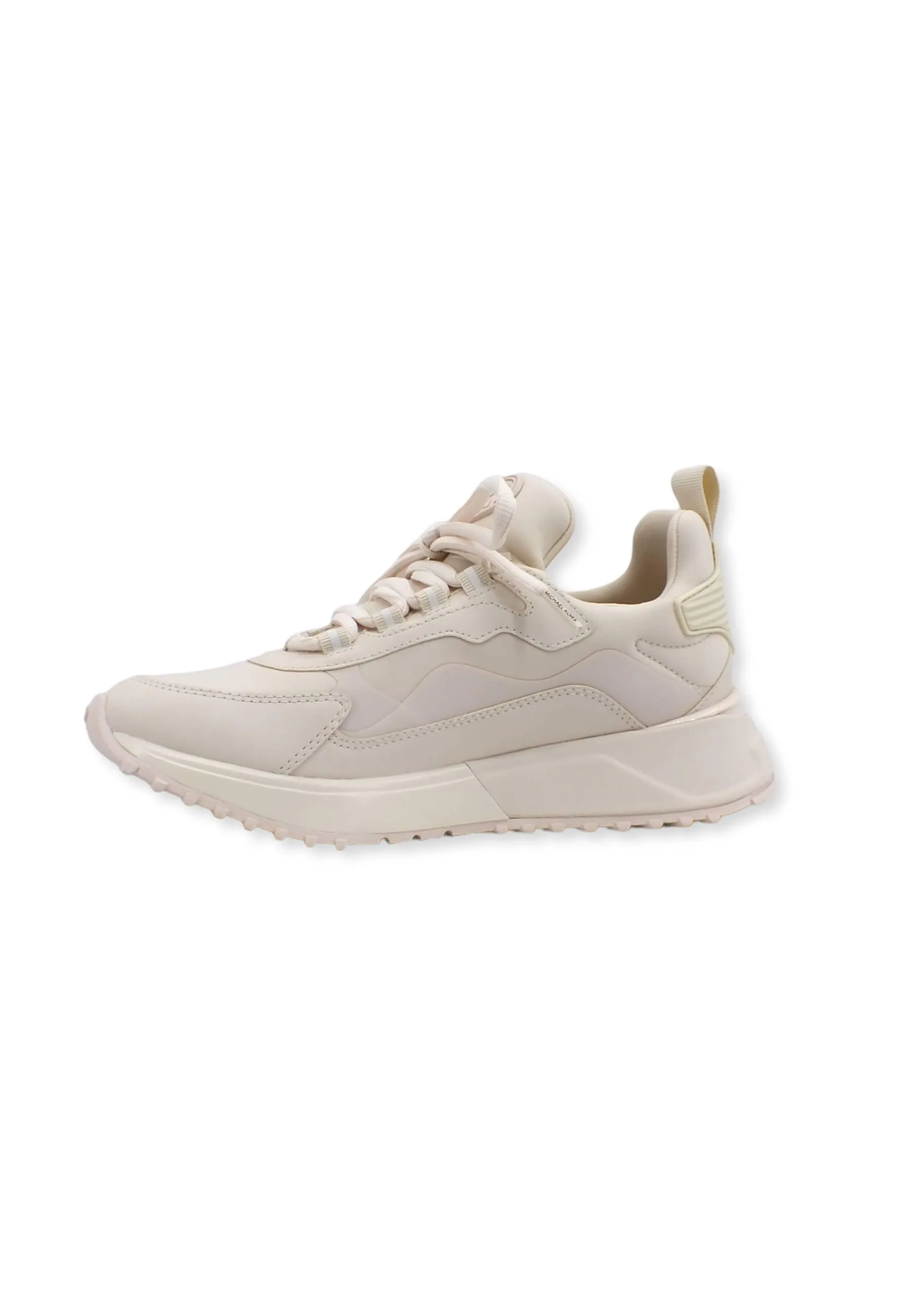 MICHAEL KORS Theo Sport Scuba Sneaker Donna Beige Lt Cream 43R2THFS3D