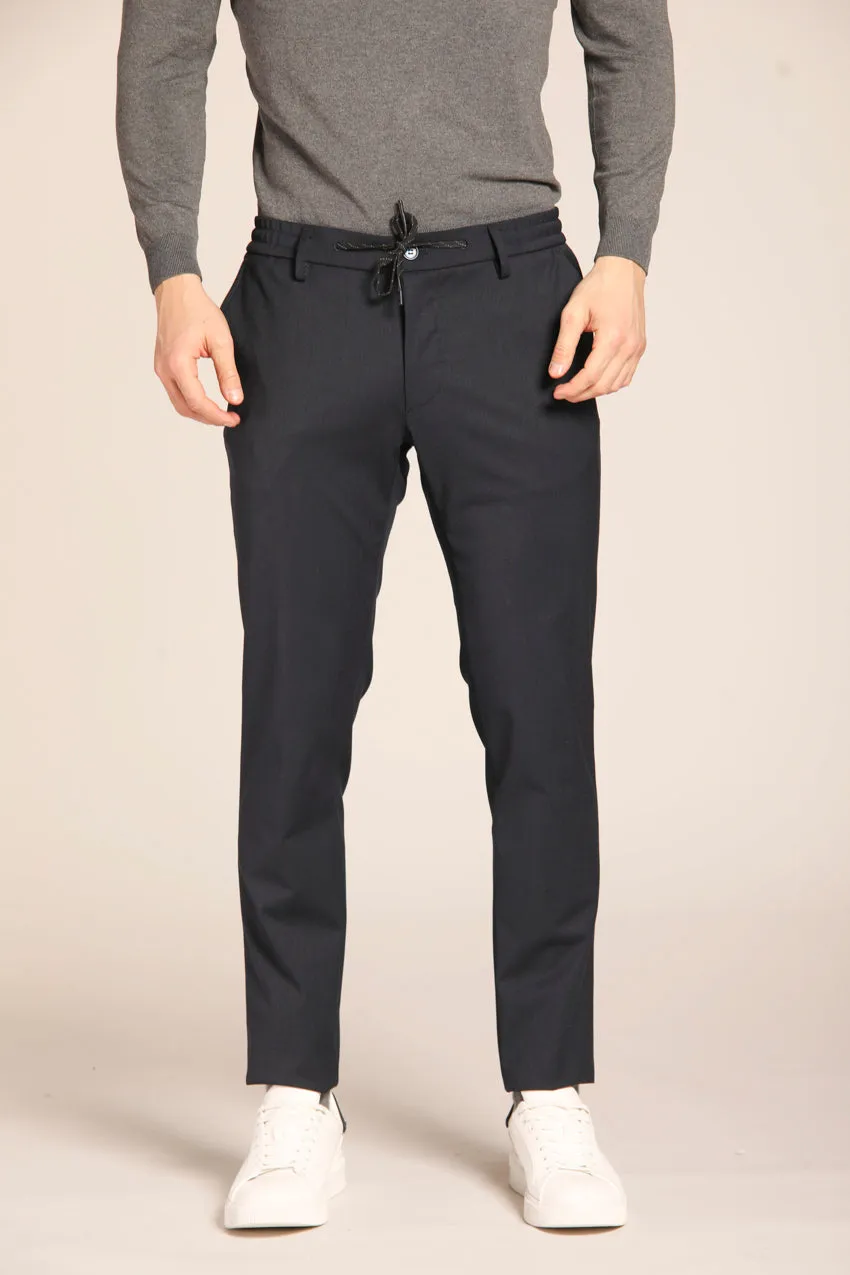 Milano Jogger pantalon chino homme en laine coupe extra slim 