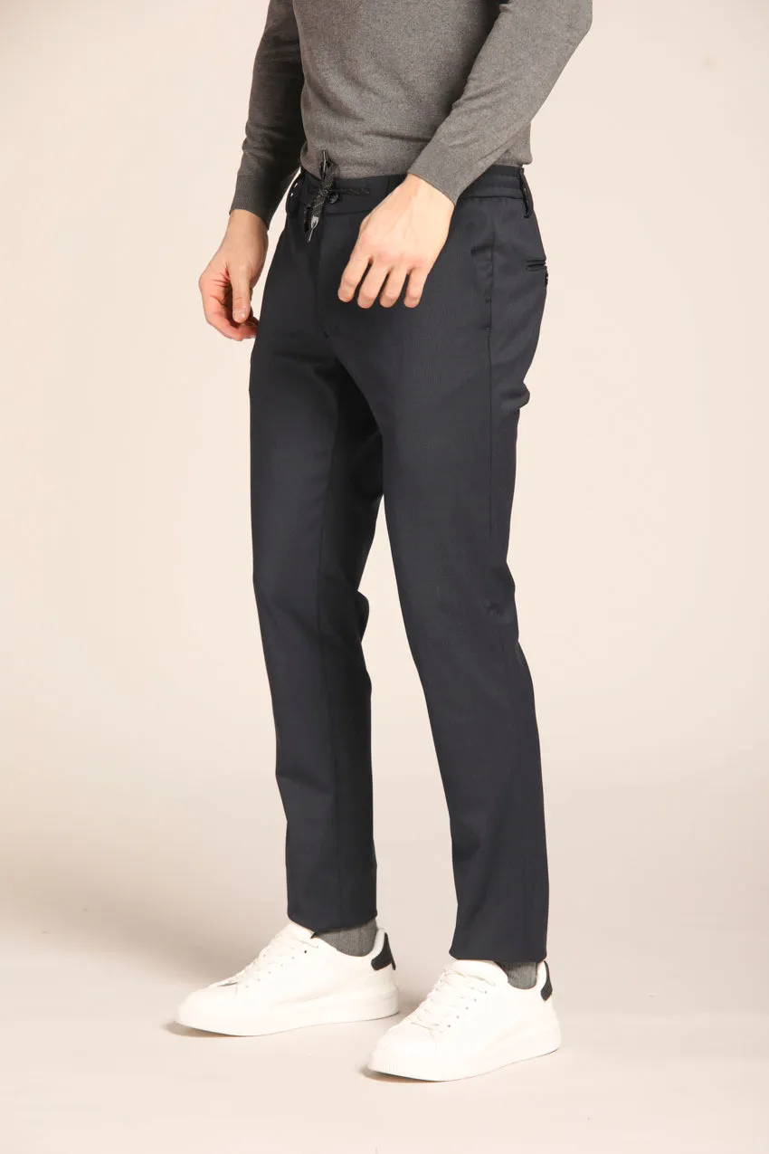 Milano Jogger pantalon chino homme en laine coupe extra slim 