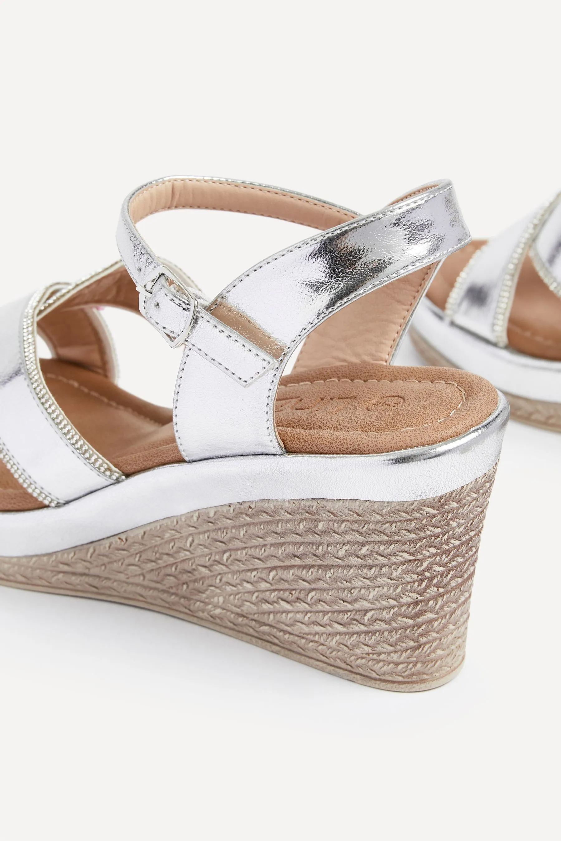 Multicolori - Joslyn - Espadrillas con zeppa e spalline decorate con incrocio frontale    