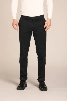 New York pantalon chino homme en gabardine stretch coupe régulière ①.