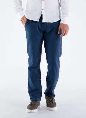 pantalone chino misto lino