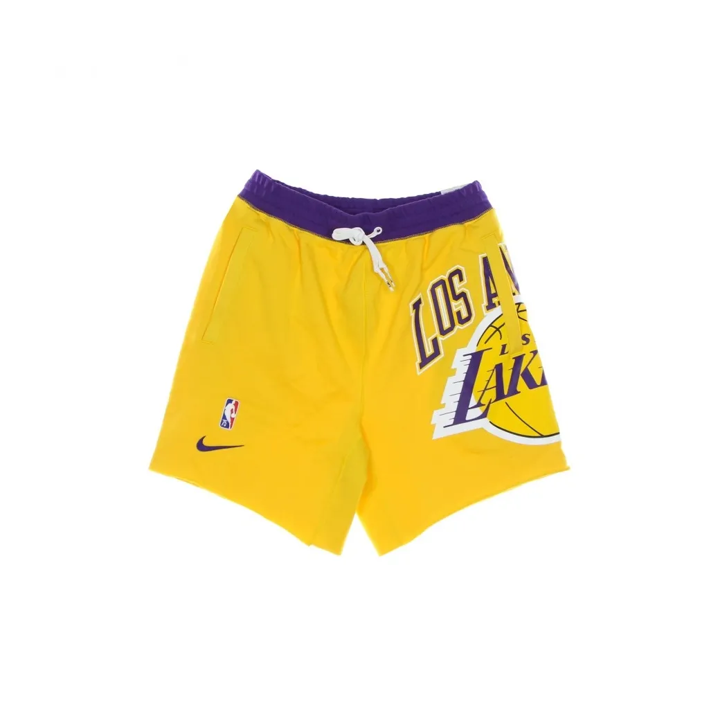 pantalone corto tuta uomo nba short fleece courtside 75 loslak AMARILLO/FIELD PURPLE/WHITE/FIELD PURPLE