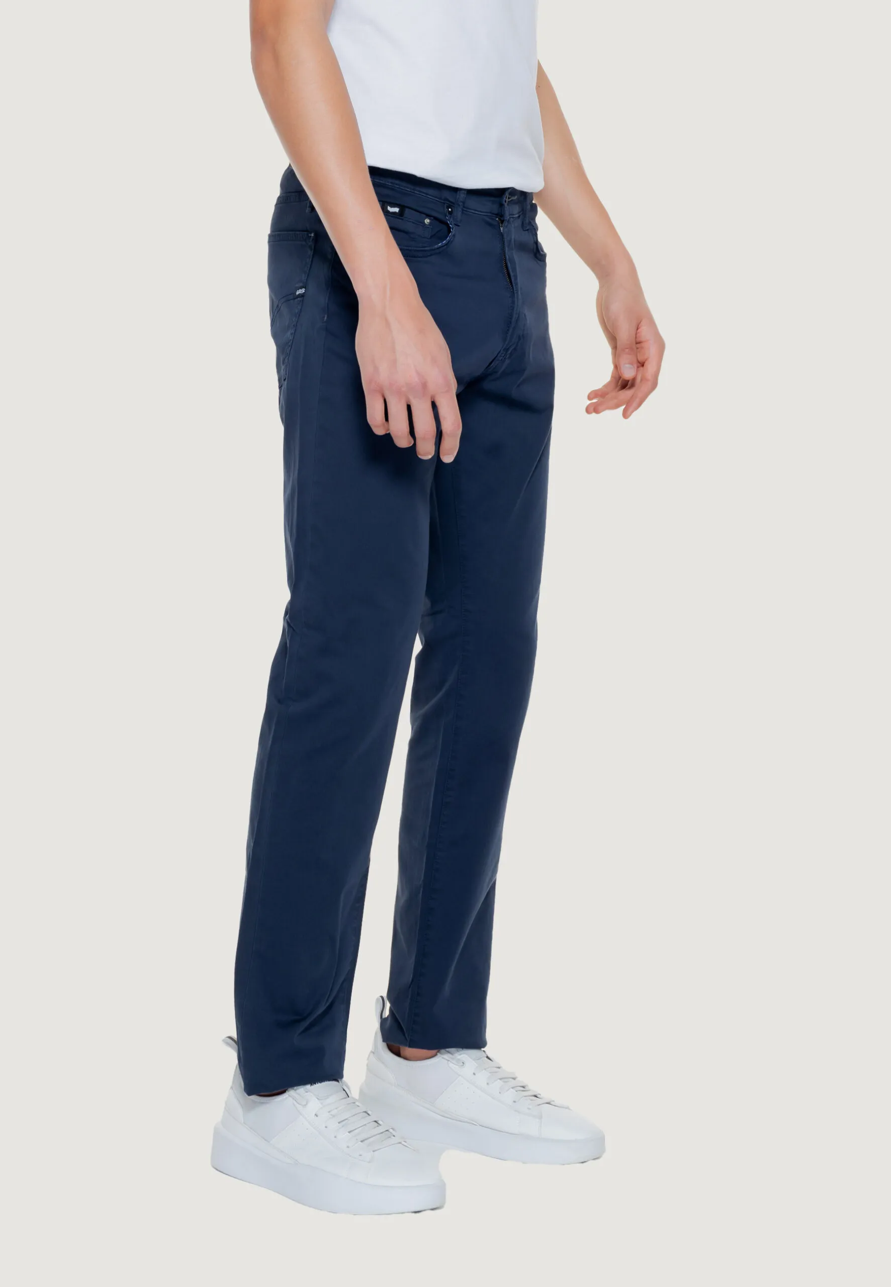 Pantaloni GAS albert simple rev Blu