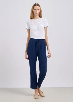 Pantaloni in pura viscosa donna