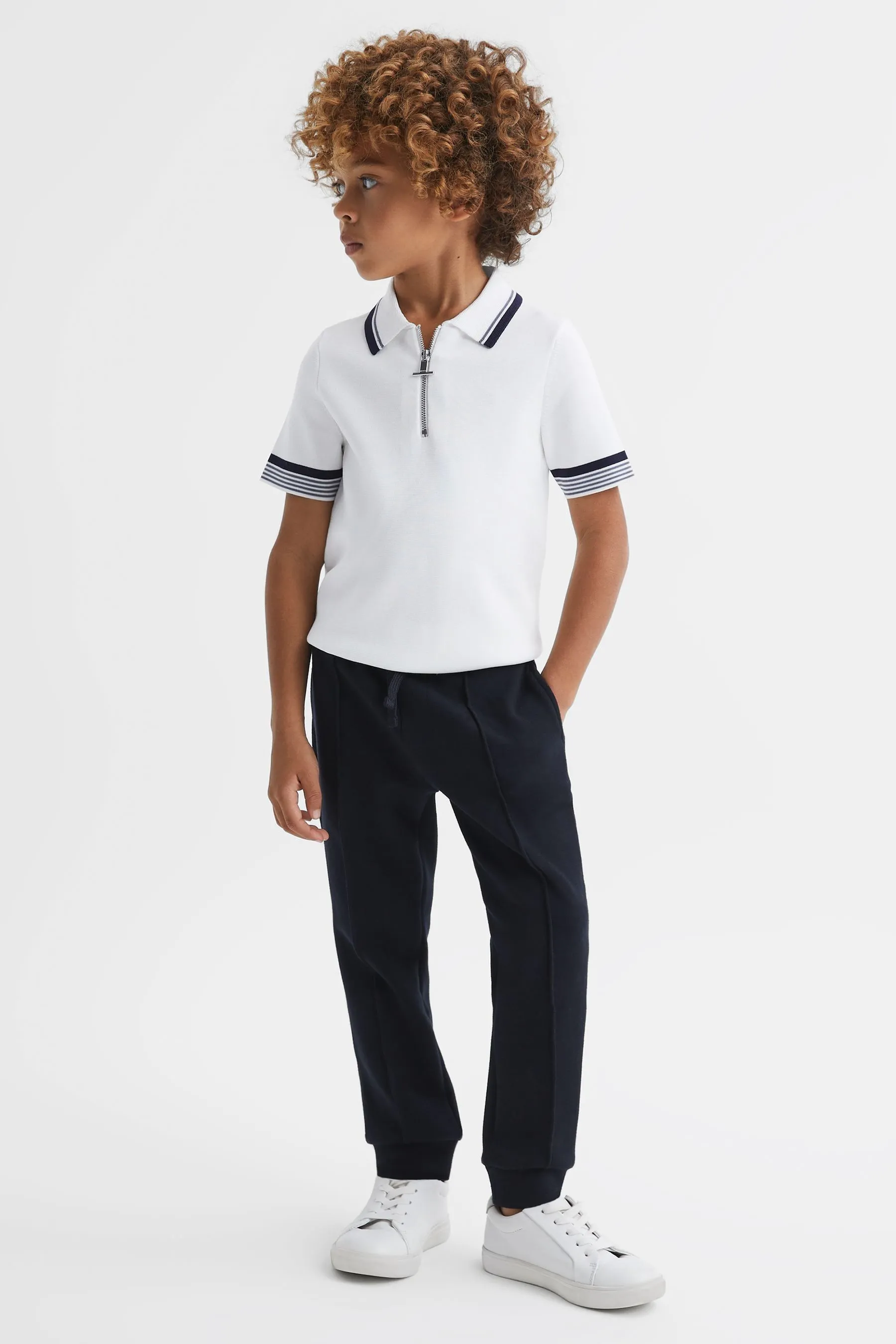 Reiss Chelsea - Polo con zip corta    