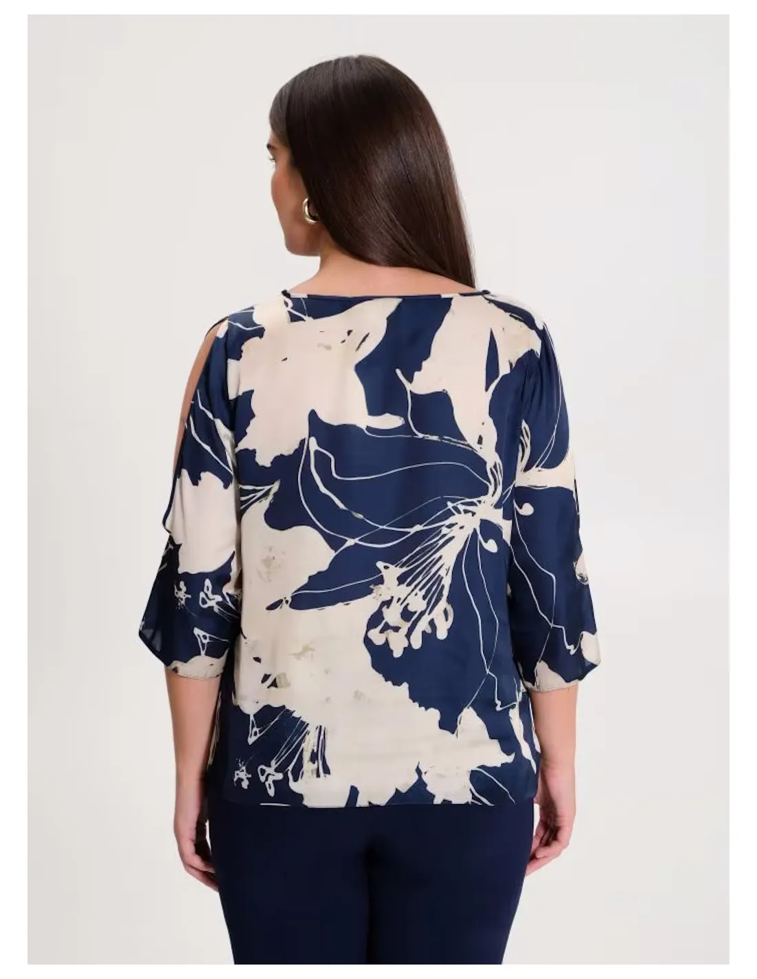 RINASCIMENTO CURVY BLUSA DONNA,ANNA C3.102.237 BLU