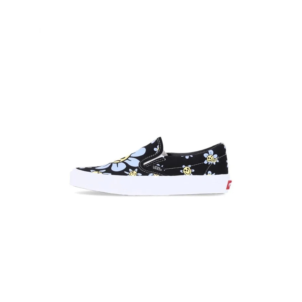 scarpa bassa uomo classic slip-on TRIPPY GRIN FLORAL BLACK/YELLOW