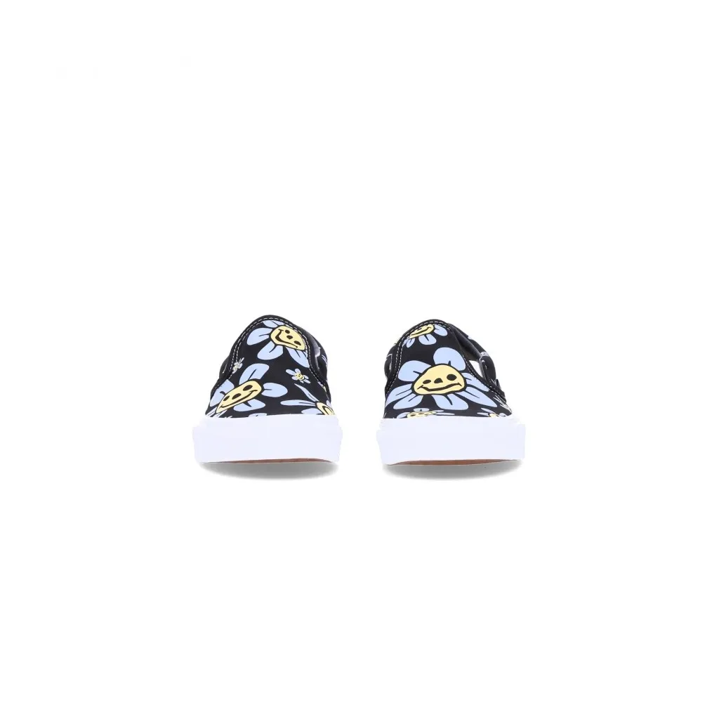 scarpa bassa uomo classic slip-on TRIPPY GRIN FLORAL BLACK/YELLOW