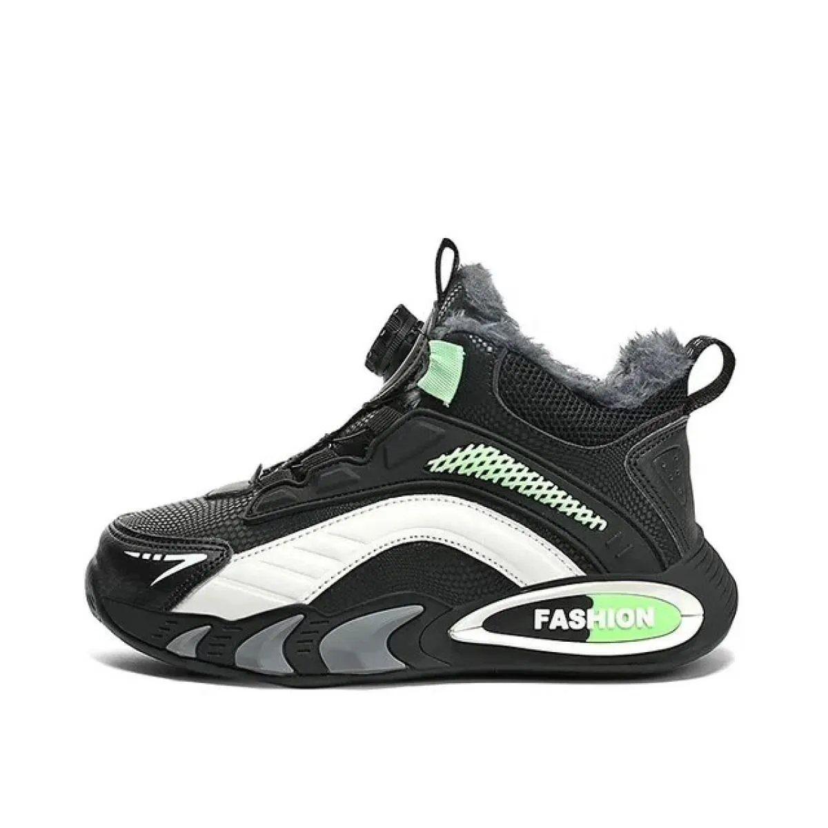 Scarpe da ginnastica in cotone per bambini Scarpe da basket sportive per ragazzo All'aperto Casual Inverno Mantieni caldo Resist