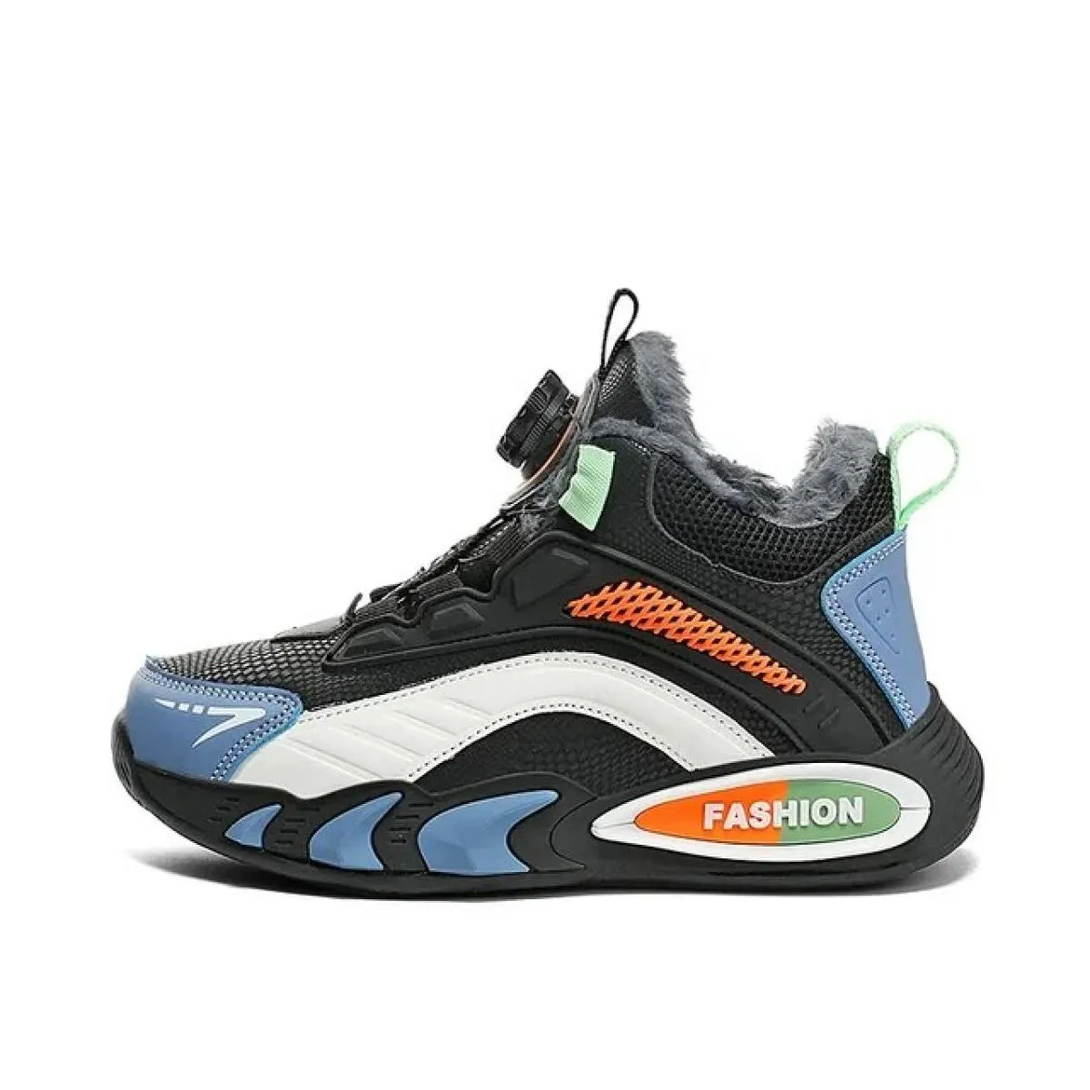 Scarpe da ginnastica in cotone per bambini Scarpe da basket sportive per ragazzo All'aperto Casual Inverno Mantieni caldo Resist