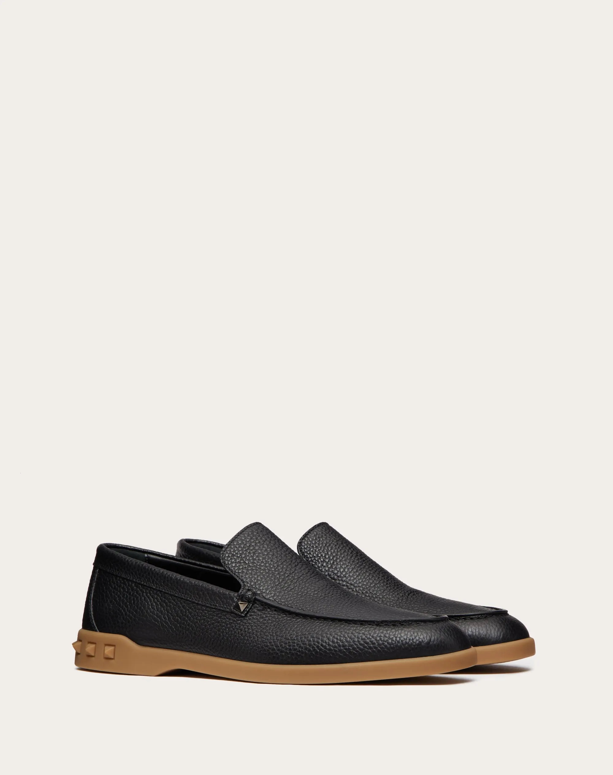 SLIP-ON LEISURE FLOWS IN VITELLO GRANATO