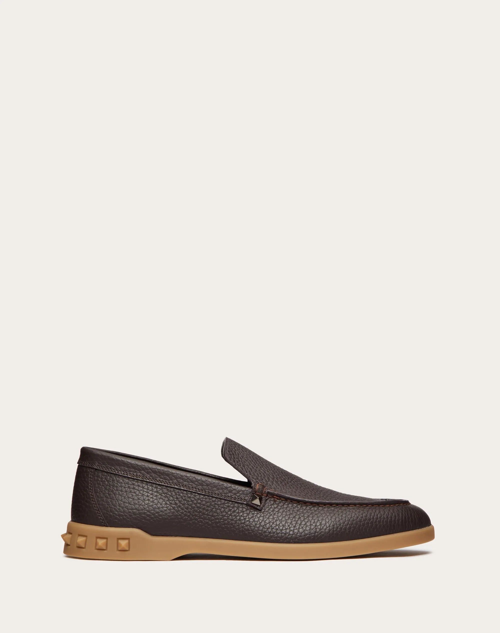 SLIP-ON LEISURE FLOWS IN VITELLO GRANATO