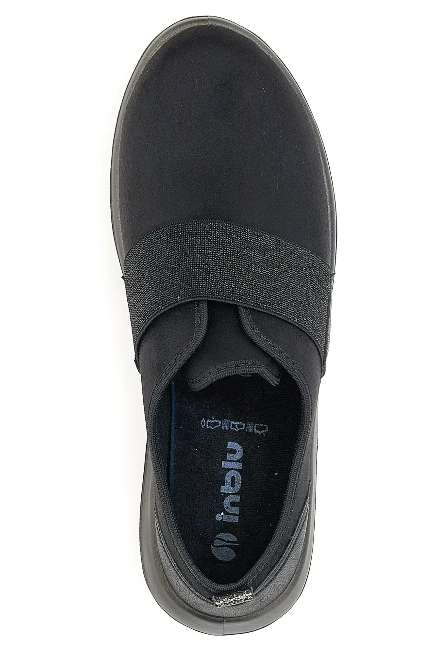 Sneakers Slip On Inblu 8 WG Nere