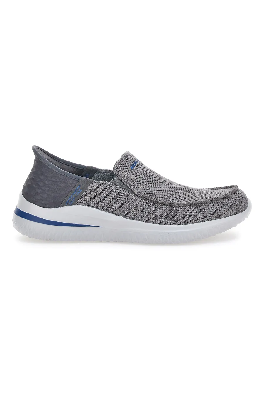 Sneakers Slip-On Skechers Delson 3.0 Cabrino Grigio