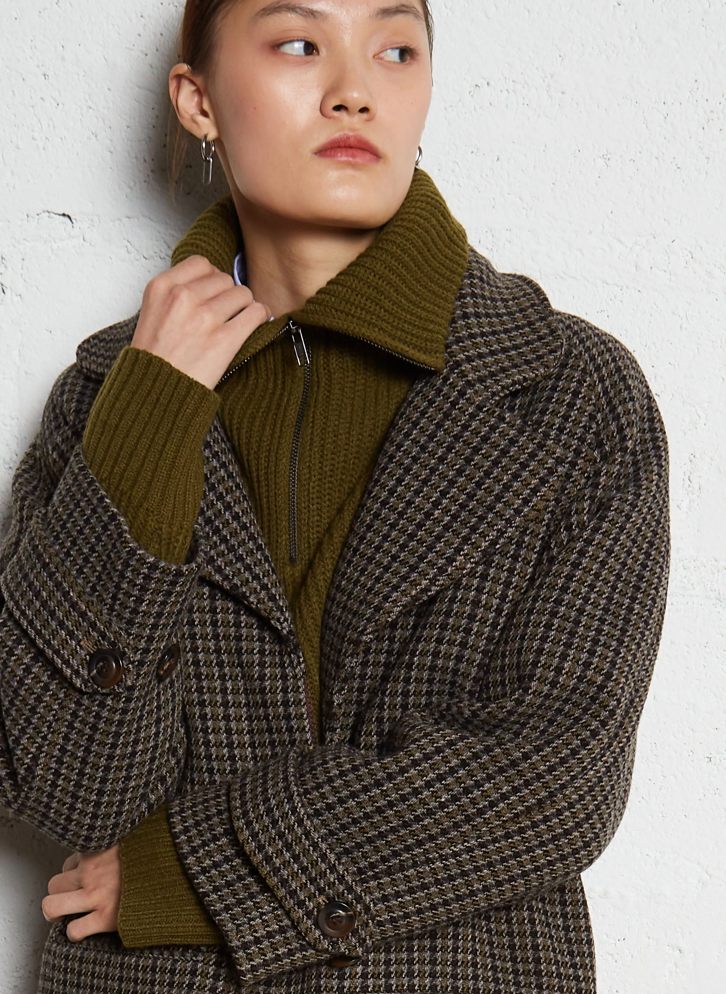  SOEUR   OSCAR - Cappotto lungo in tweed | Grigio