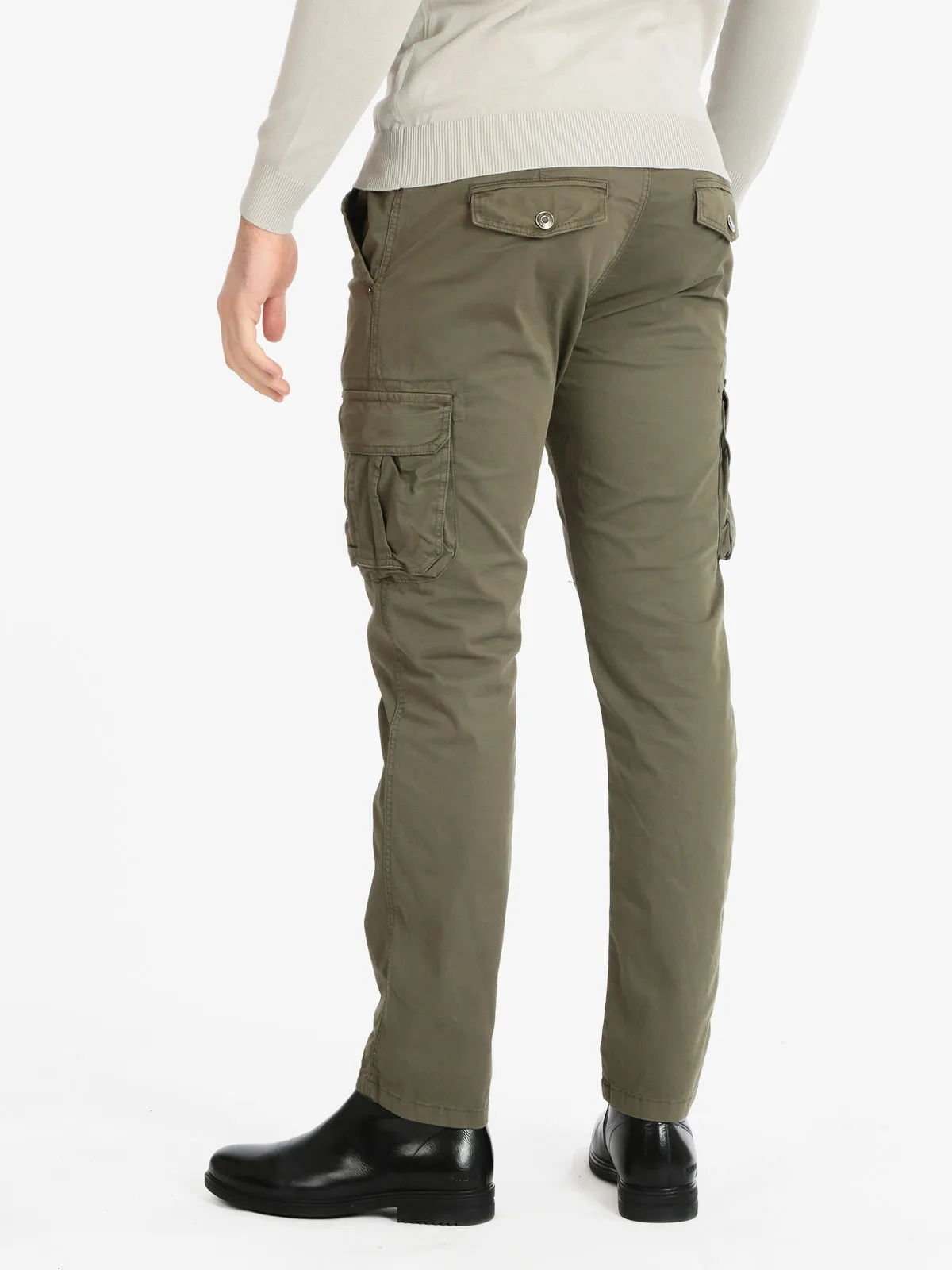 Tony Backer Pantalon homme en coton à grandes poches