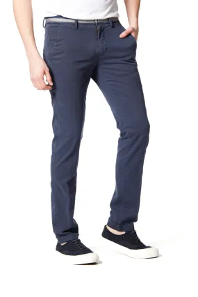 Torino Summer pantalon chino homme en coton et tencel avec rubans slim