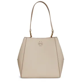 TORY BURCH  Borsa a mano ''McGraw'' in pelle bianca