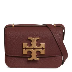 TORY BURCH  Borsa piccola Eleanor Pebbled in pelle rossa