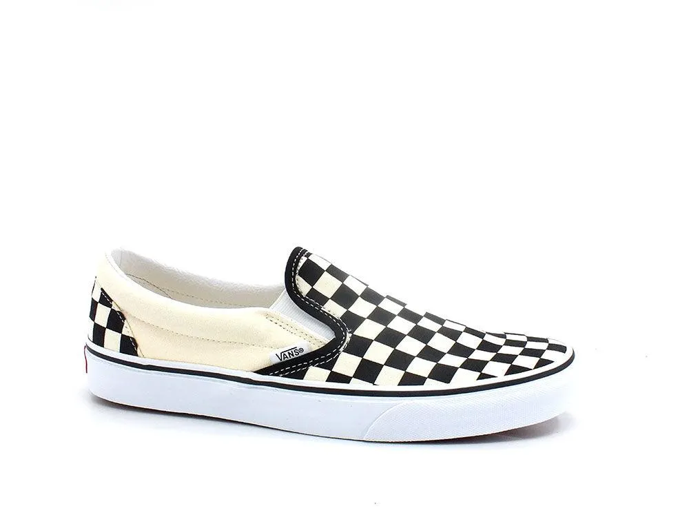 VANS Classic Slip On Checkboard Sneaker Black White VN000EYEBWW1