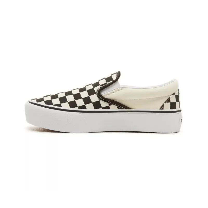 Vans Ua Classic Slip-on Platform (scacchiera in bianco e nero)