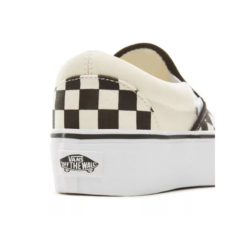 Vans Ua Classic Slip-on Platform (scacchiera in bianco e nero)