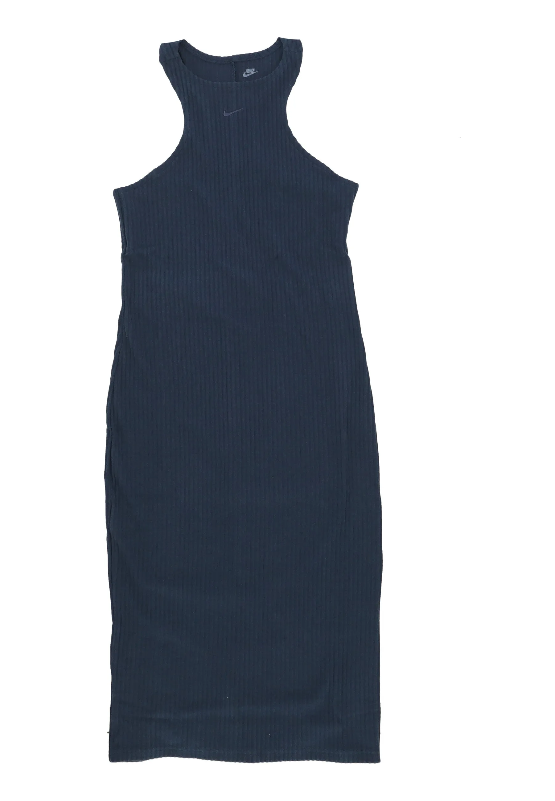 Vestito Donna W Sportswear Chill Knit Rib Midi Dress Armory Navy/armory Navy