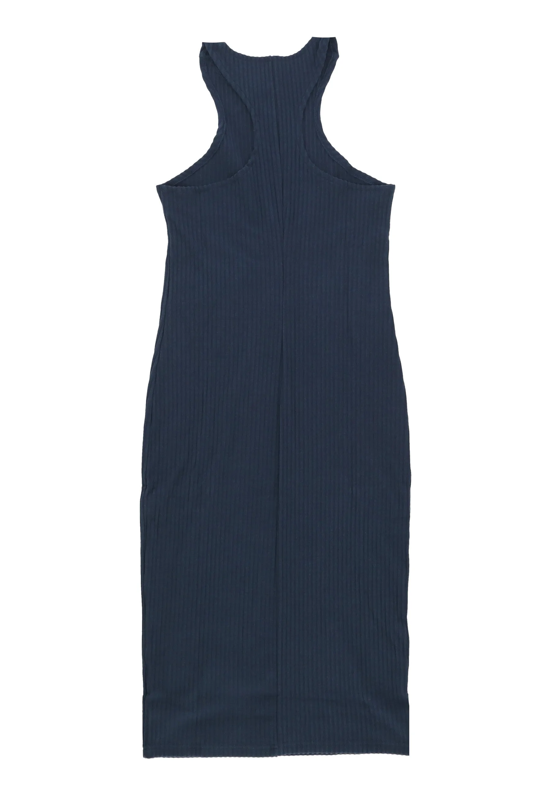 Vestito Donna W Sportswear Chill Knit Rib Midi Dress Armory Navy/armory Navy