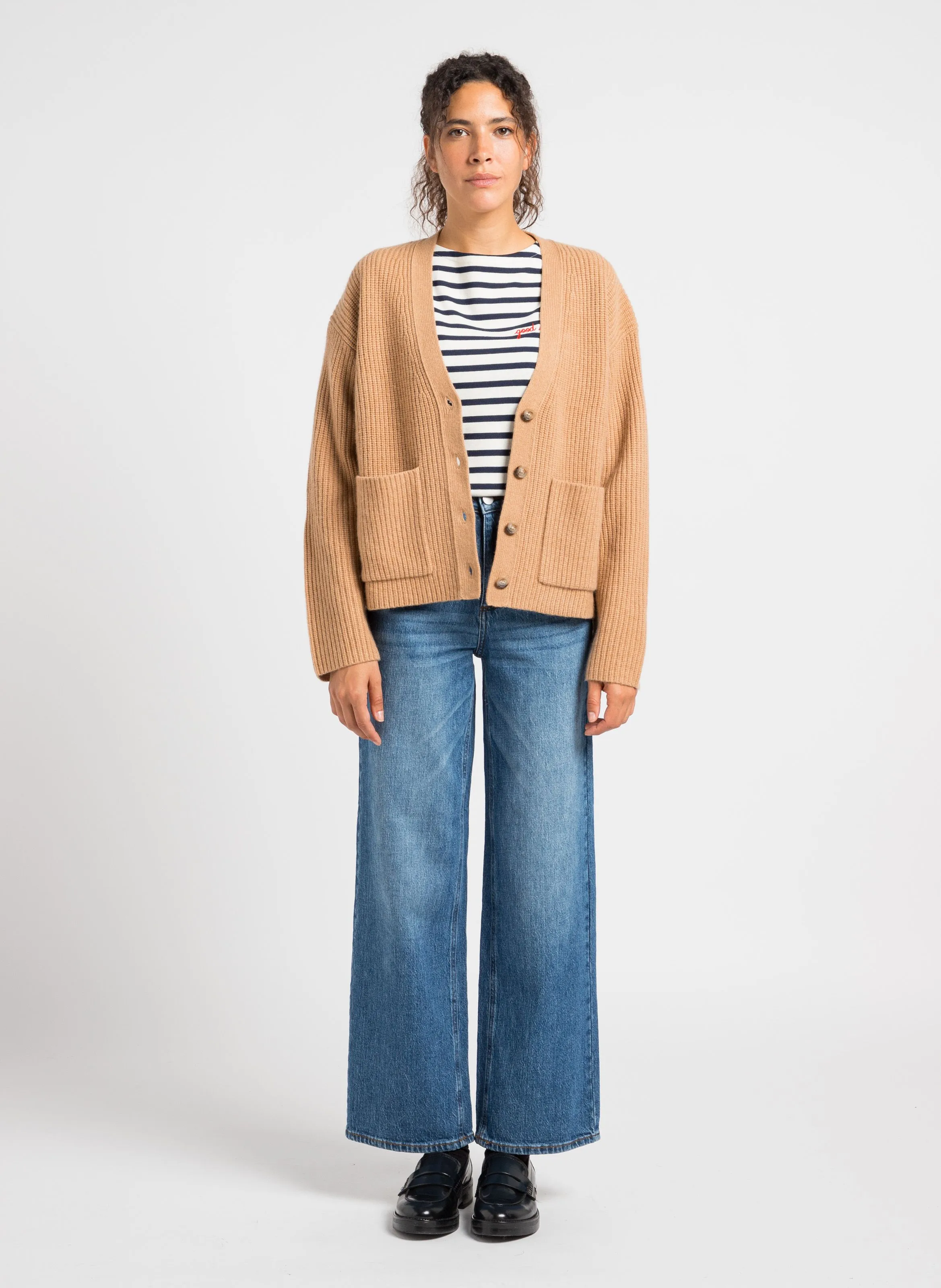  VILA   FREYA - Jeans dritti in misto cotone | Blu