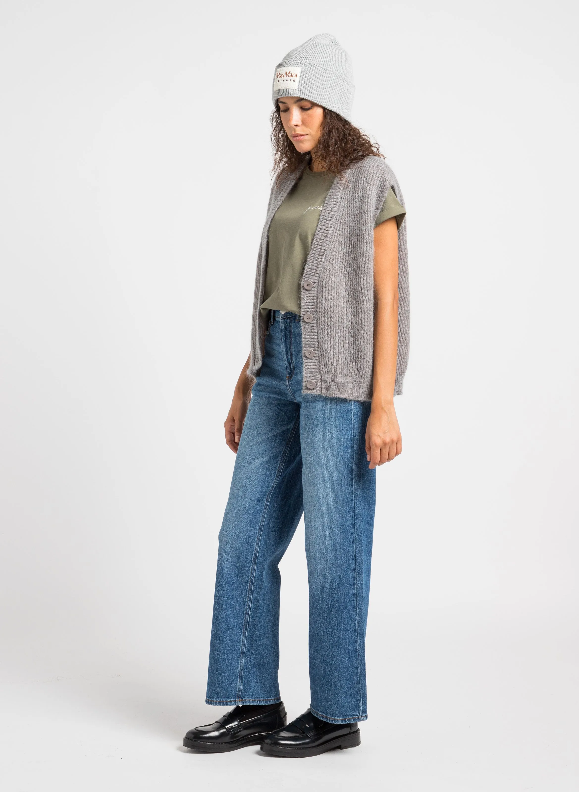  VILA   FREYA - Jeans dritti in misto cotone | Blu