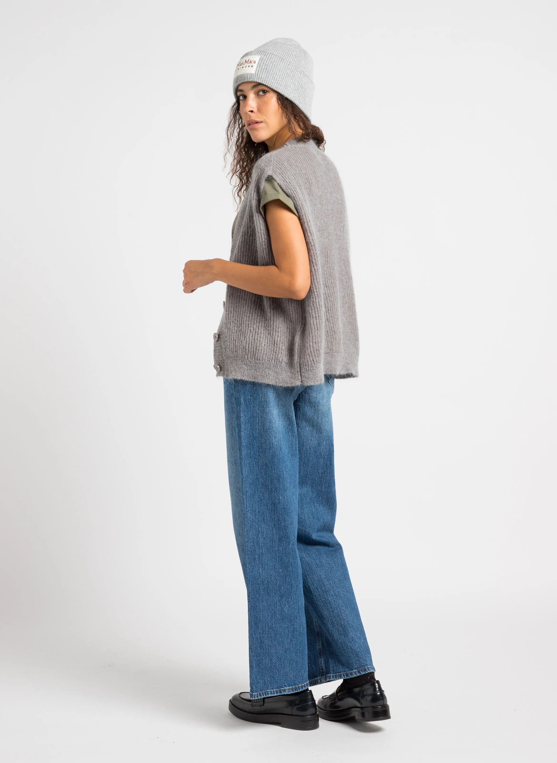  VILA   FREYA - Jeans dritti in misto cotone | Blu