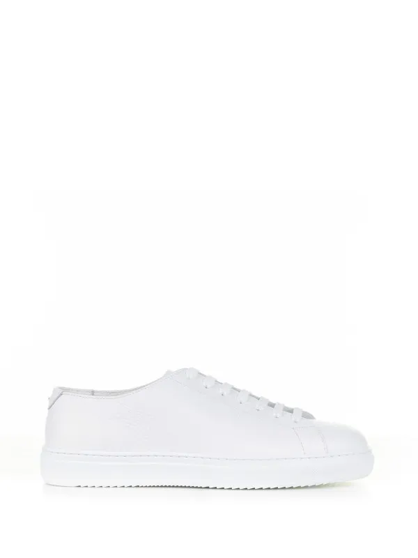 White leather sneaker