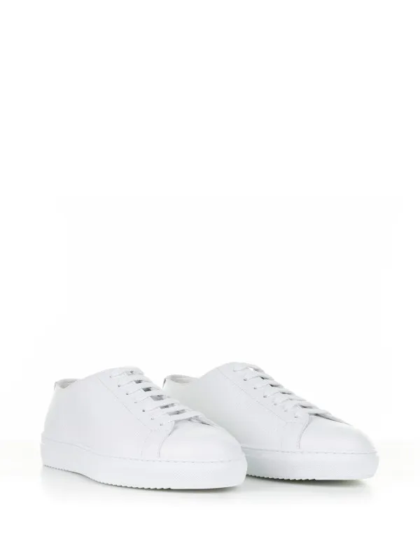 White leather sneaker